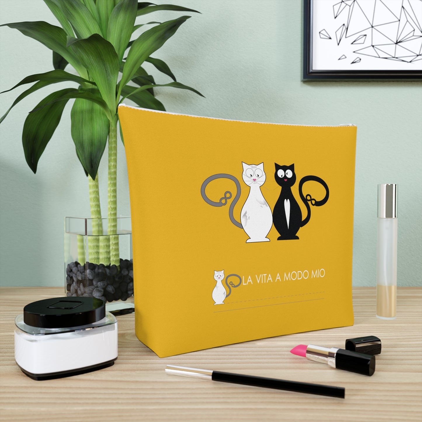 Cotton Cosmetic Bag