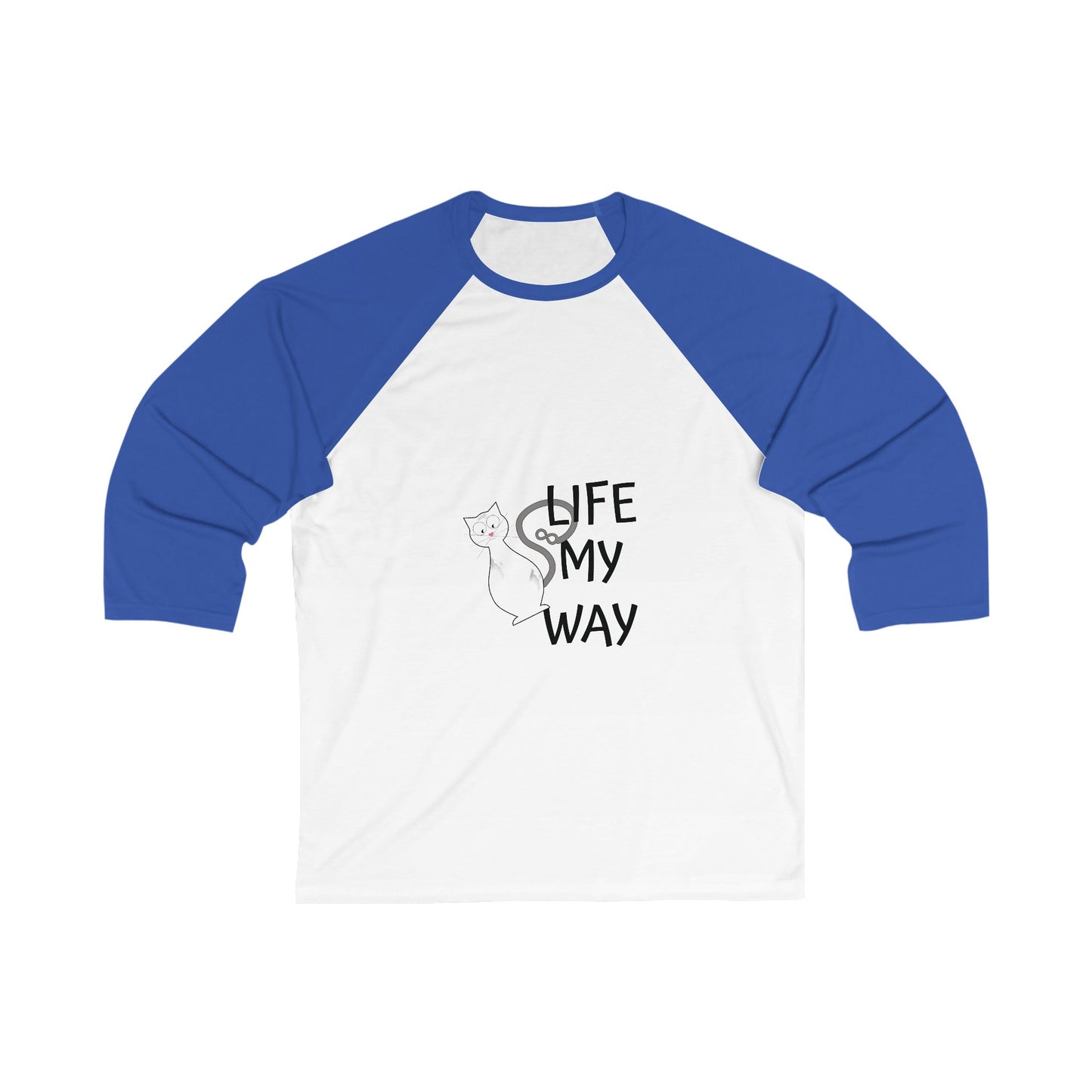 Unisex 3\4 Sleeve Baseball Tee