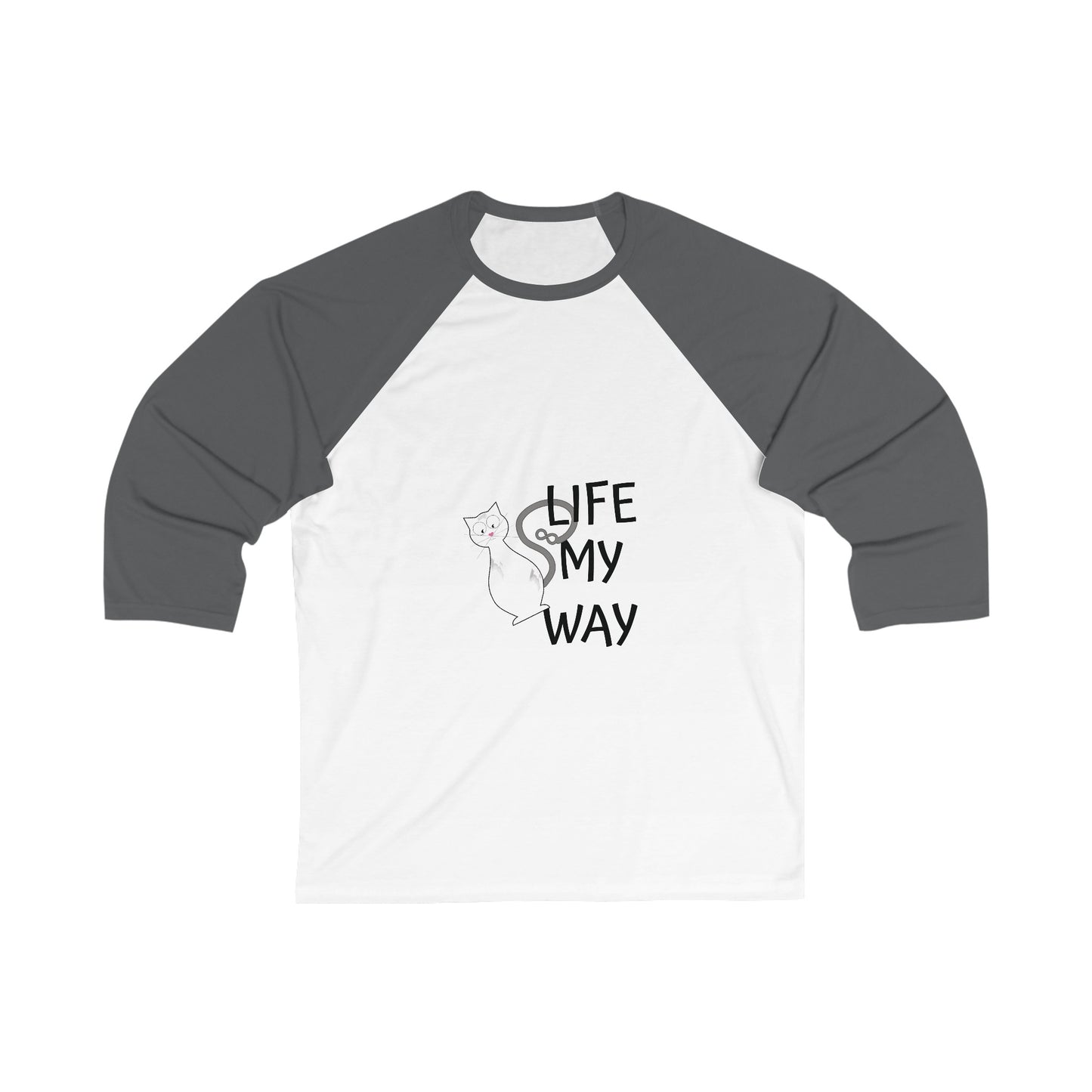 Unisex 3\4 Sleeve Baseball Tee